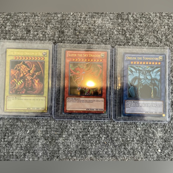 YU-GI-OH! 3 Dieux Égyptiens | Slifer + Obelisk + Dragon Ailé Le Mans 72000